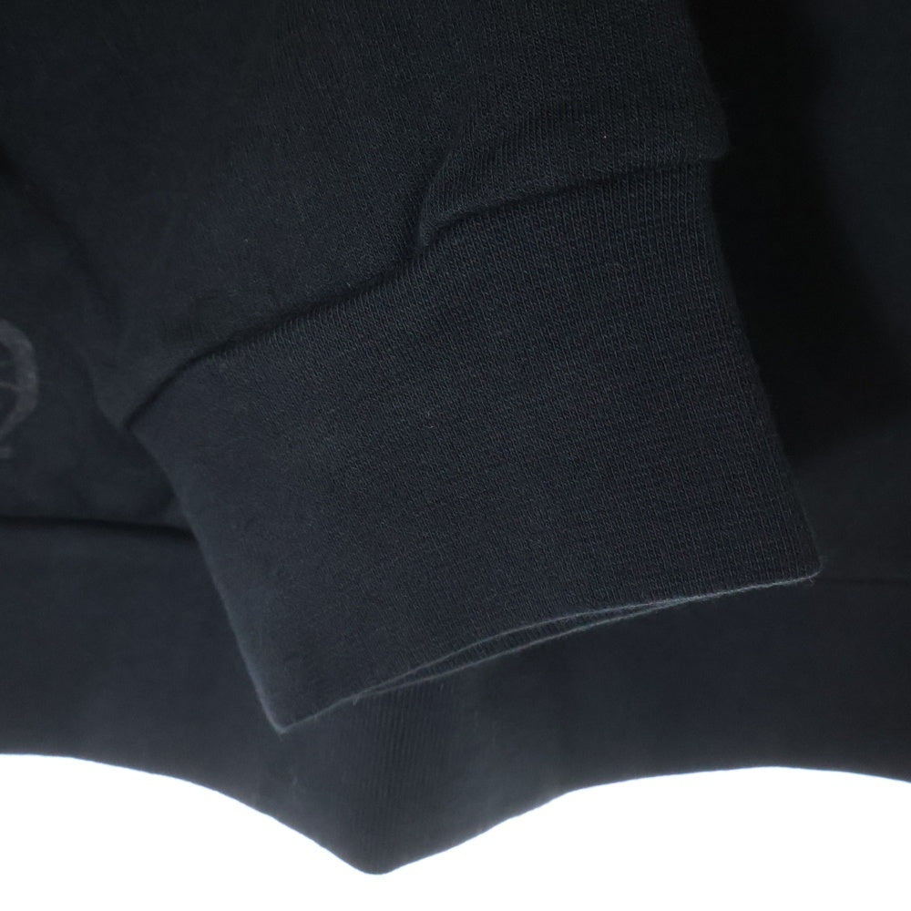 CHROME HEARTS(クロムハーツ) SWTSHRT PLVR ネックロゴプリント クルーネックスウェットトレーナー ブラック