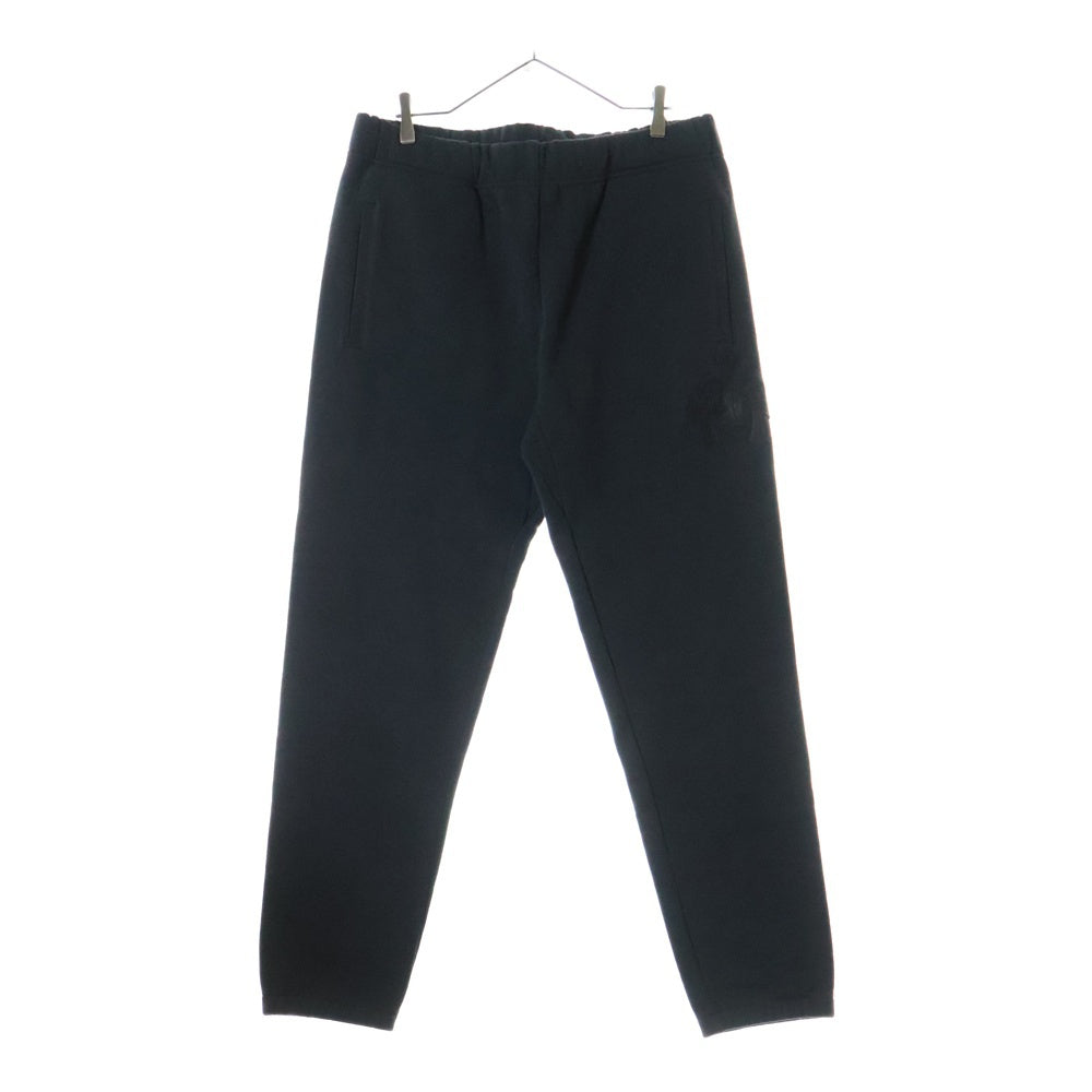 CHROME HEARTS(クロムハーツ) GRP Y NOT SWEAT PANTS ワイノット セメタリークロスレザーパッチ付きスウェットパンツ ブラック