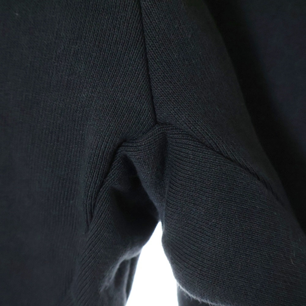CHROME HEARTS(クロムハーツ) GRP Y NOT SWEAT PANTS ワイノット セメタリークロスレザーパッチ付きスウェットパンツ ブラック
