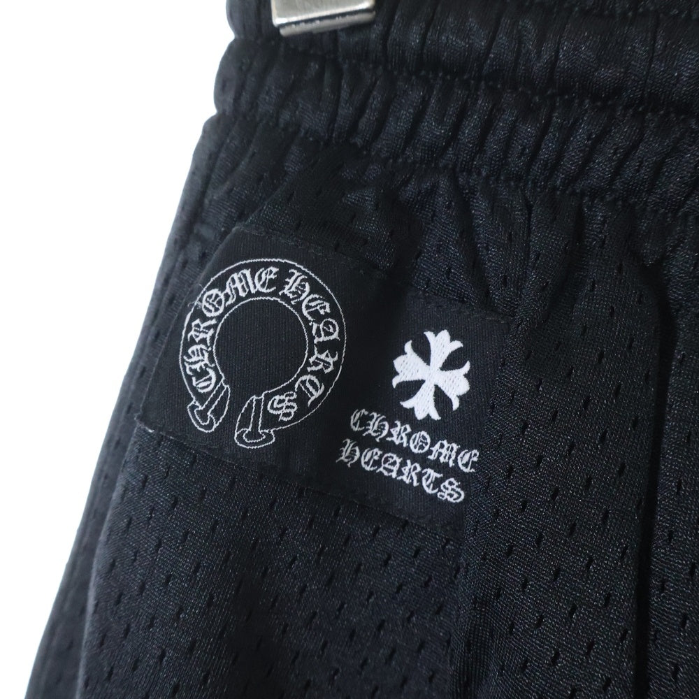 CHROME HEARTS(クロムハーツ) MESH VARSITY SHORTS CHプリントメッシュハーフパンツ ショーツ ブラック