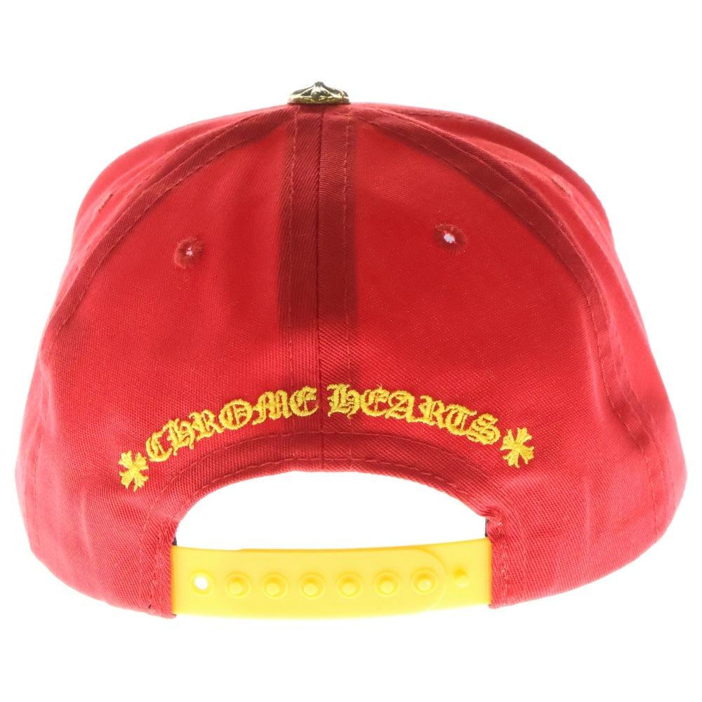 CHROME HEARTS(クロムハーツ) CH BASEBALL Trucker Cap トラッカーキャップ ベースボールキャップ 帽子 レッド/イエロー
