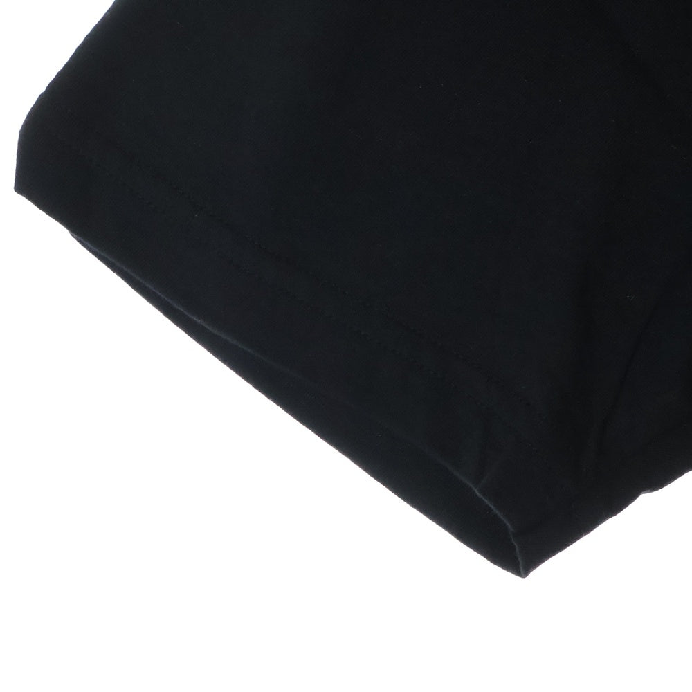 CHROME HEARTS(クロムハーツ) CH T-SHRT 1 ネックロゴプリント クルーネック半袖Tシャツ ブラック/ブルー
