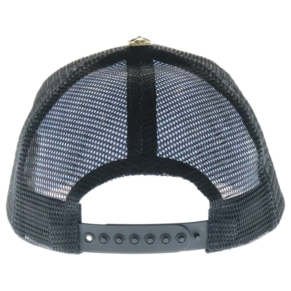 CHROME HEARTS(クロムハーツ) TRUCKER CAP CHパッチメッシュトラッカーキャップ クロスボール付 帽子 ブラック