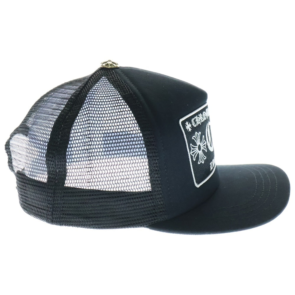 CHROME HEARTS(クロムハーツ) TRUCKER CAP CHパッチメッシュトラッカーキャップ クロスボール付 帽子 ブラック