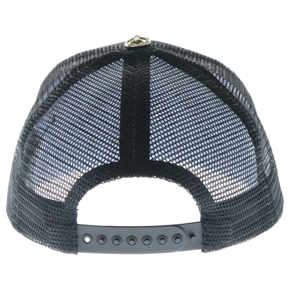 CHROME HEARTS(クロムハーツ) TRUCKER CAP CHパッチメッシュトラッカーキャップ クロスボール付 帽子 ブラック