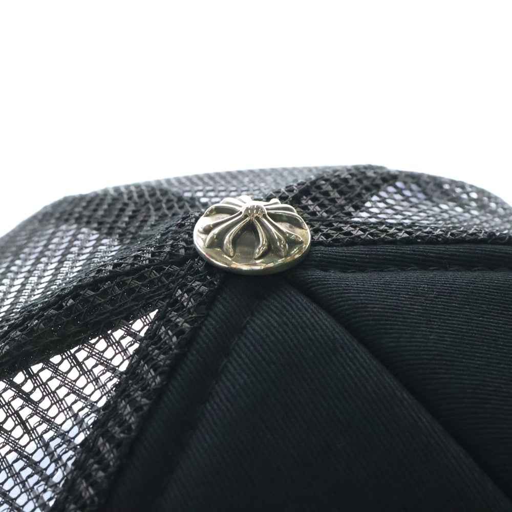 CHROME HEARTS(クロムハーツ) TRUCKER CAP CHパッチメッシュトラッカーキャップ クロスボール付 帽子 ブラック