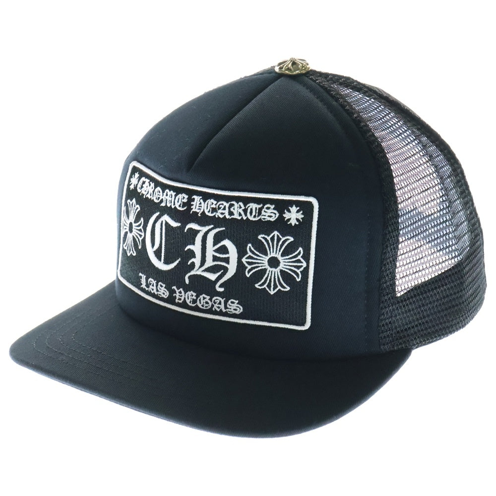 CHROME HEARTS(クロムハーツ) TRUCKER CAP CHパッチメッシュトラッカーキャップ クロスボール付 帽子 ブラック