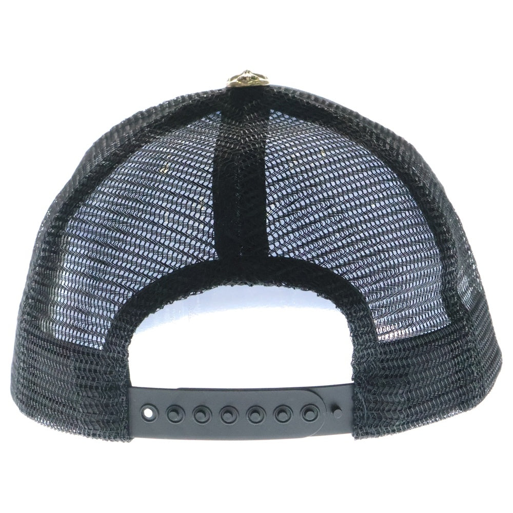 CHROME HEARTS(クロムハーツ) TRUCKER CAP CHパッチメッシュトラッカーキャップ クロスボール付 帽子 ブラック