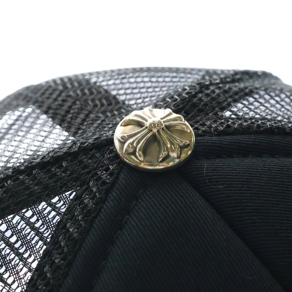 CHROME HEARTS(クロムハーツ) TRUCKER CAP CHパッチメッシュトラッカーキャップ クロスボール付 帽子 ブラック