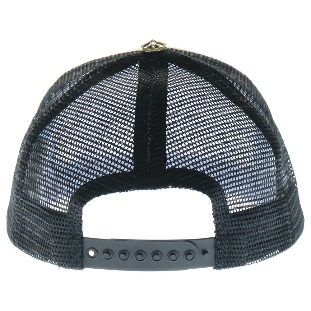CHROME HEARTS(クロムハーツ) TRUCKER CAP CHパッチメッシュトラッカーキャップ クロスボール付 帽子 ブラック