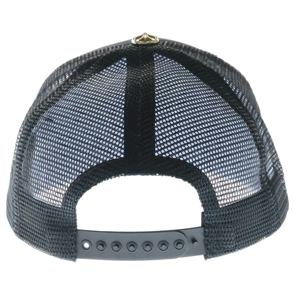 CHROME HEARTS(クロムハーツ) TRUCKER CAP CHパッチメッシュトラッカーキャップ クロスボール付 帽子 ブラック