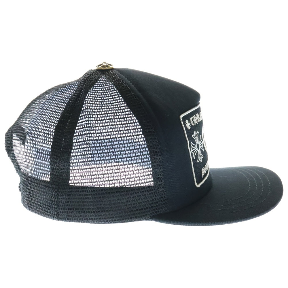 CHROME HEARTS(クロムハーツ) TRUCKER CAP CHパッチメッシュトラッカーキャップ クロスボール付 帽子 ブラック