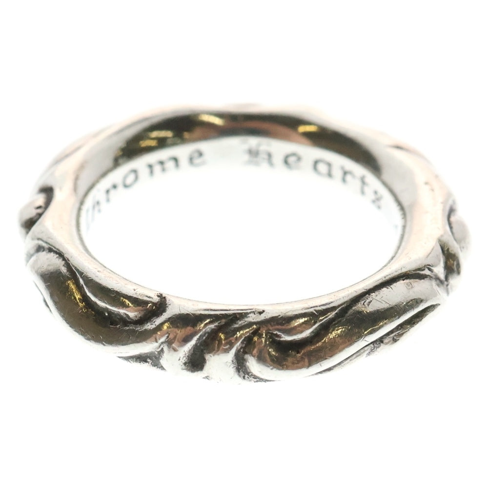 CHROME HEARTS(クロムハーツ) SCRL BAND スクロールバンド リング シルバー BCA351