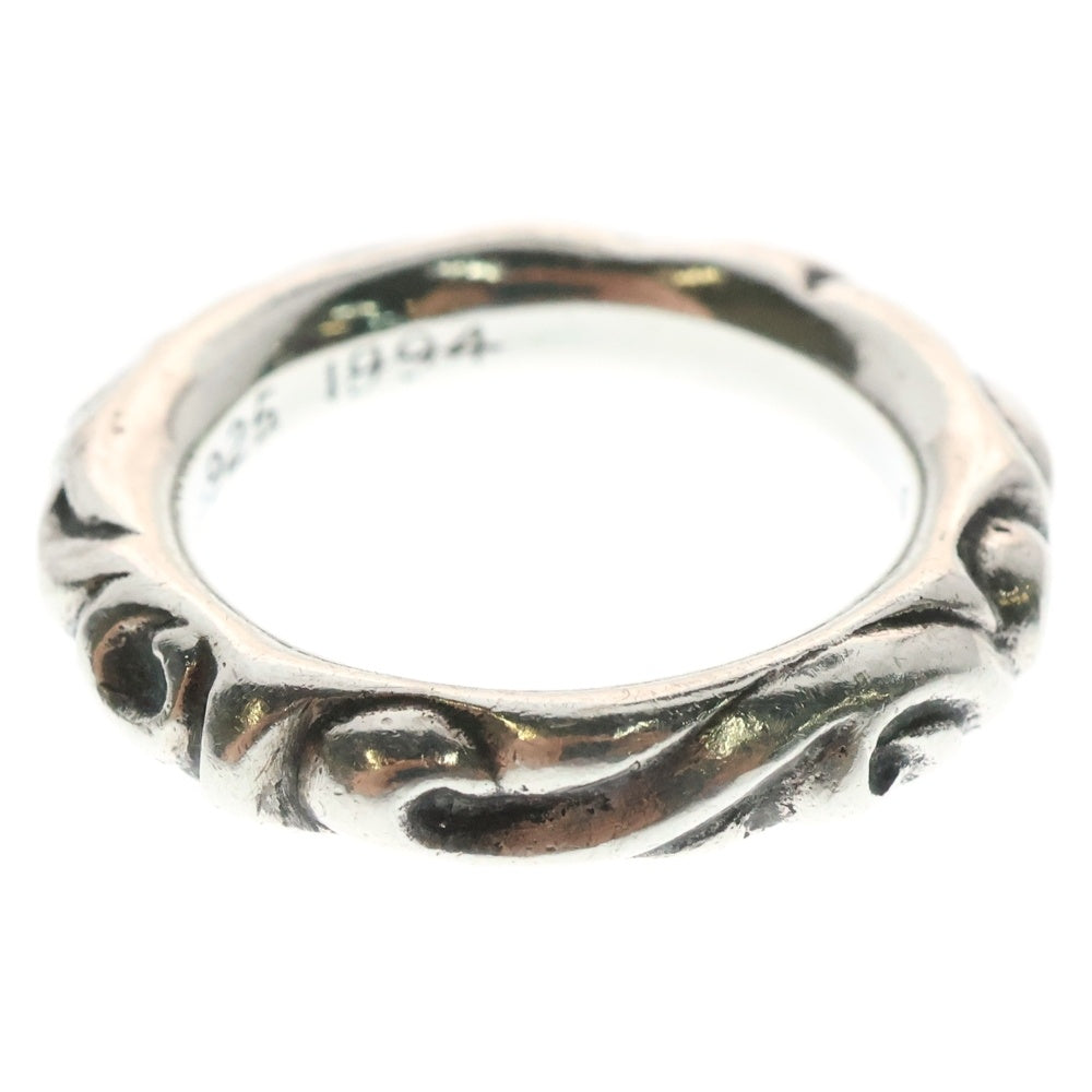 CHROME HEARTS(クロムハーツ) SCRL BAND スクロールバンド リング シルバー BCA351
