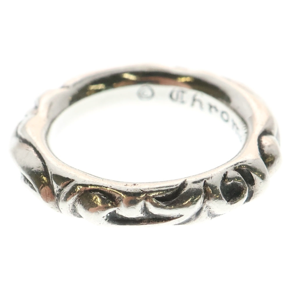 CHROME HEARTS(クロムハーツ) SCRL BAND スクロールバンド リング シルバー BCA351