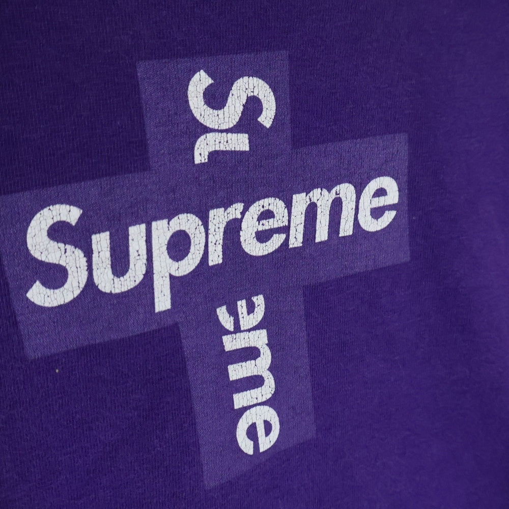 SUPREME(シュプリーム) 20AW Cross Box Logo Tee クロスボックスロゴ 半袖Tシャツ パープル