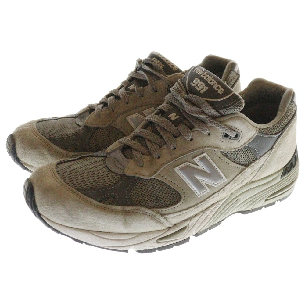 New Balance(ニューバランス) M991GL スウェードレザー ローカットスニーカー グレー US8/26cm