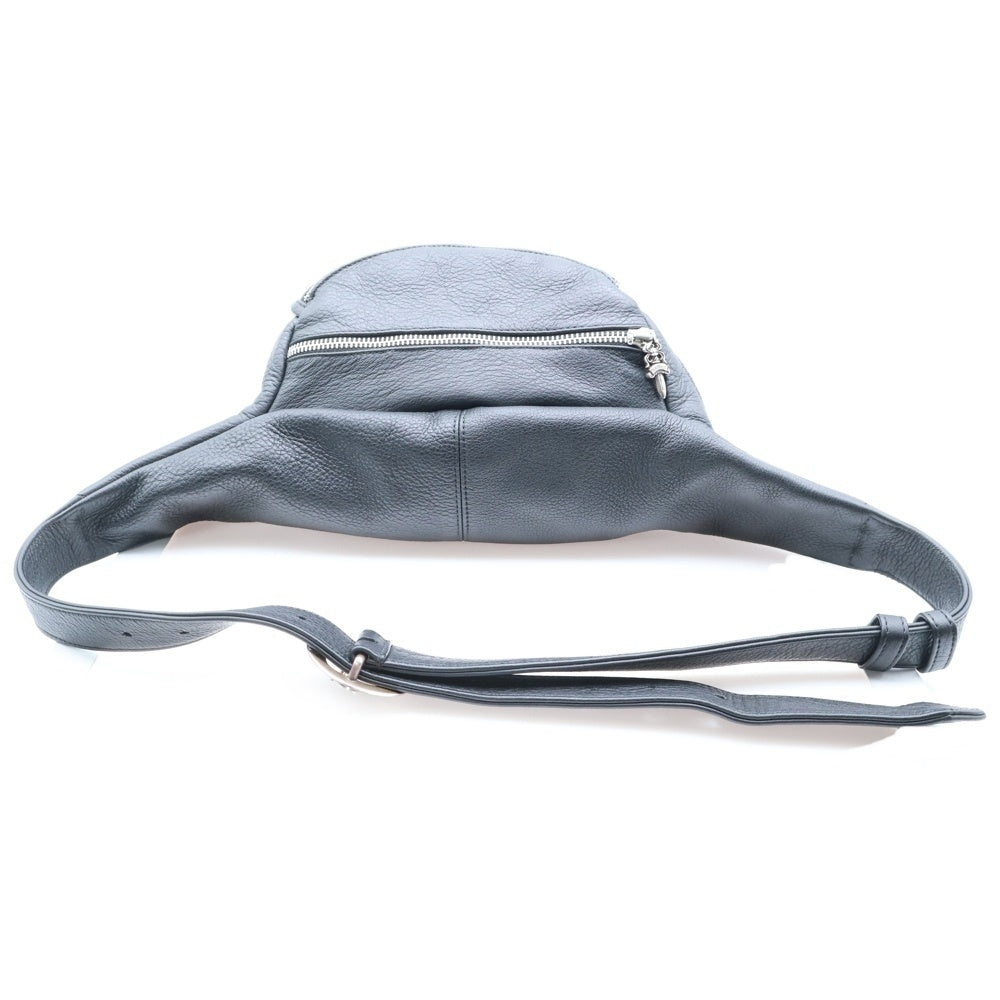 CHROME HEARTS(クロムハーツ) #1 SNAT PACK スナットパック ダガージップ ガンスリンガーベルト レザーウエストバッグ ブラック BCA378