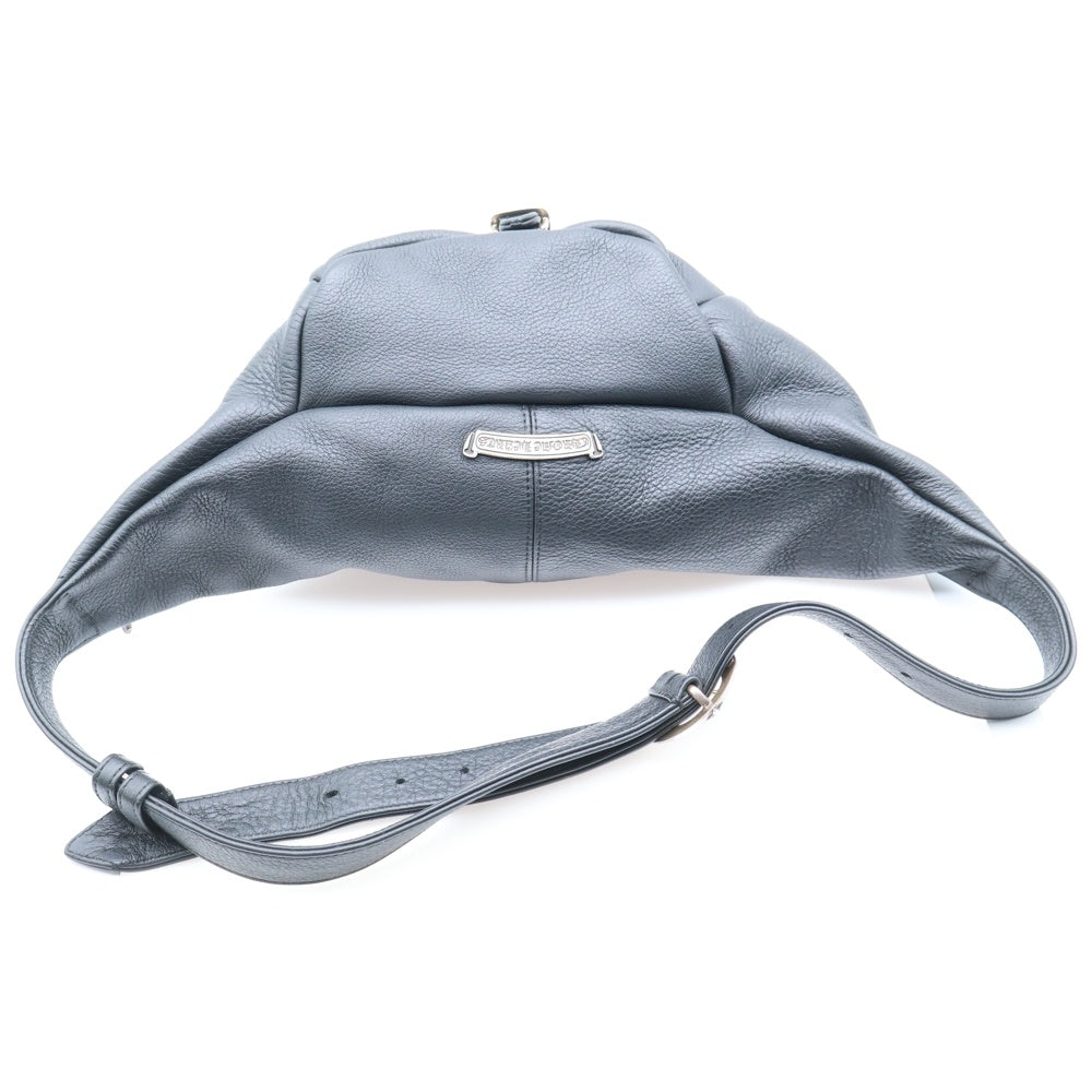 CHROME HEARTS(クロムハーツ) #1 SNAT PACK スナットパック ダガージップ ガンスリンガーベルト レザーウエストバッグ ブラック BCA378