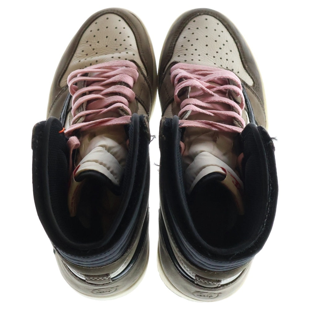 NIKE(ナイキ) ×TRAVIS SCOTT AIR JORDAN 1 RETRO HIGH OG TS SP トラヴィススコット エアジョーダン1 レトロ ハイカットスニーカー ブラウン US9/27.0cm CD4487-100