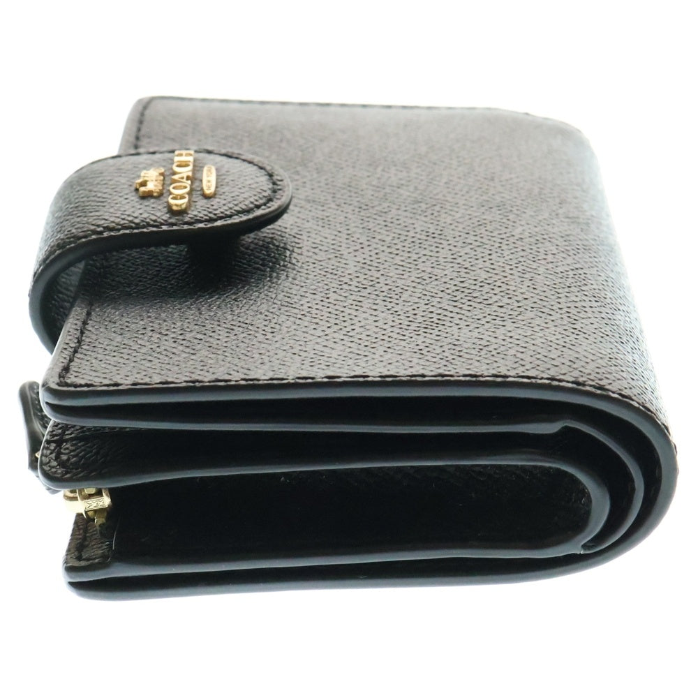 COACH(コーチ) MDM CRN ZIP ブラック 二つ折り財布 ブラック