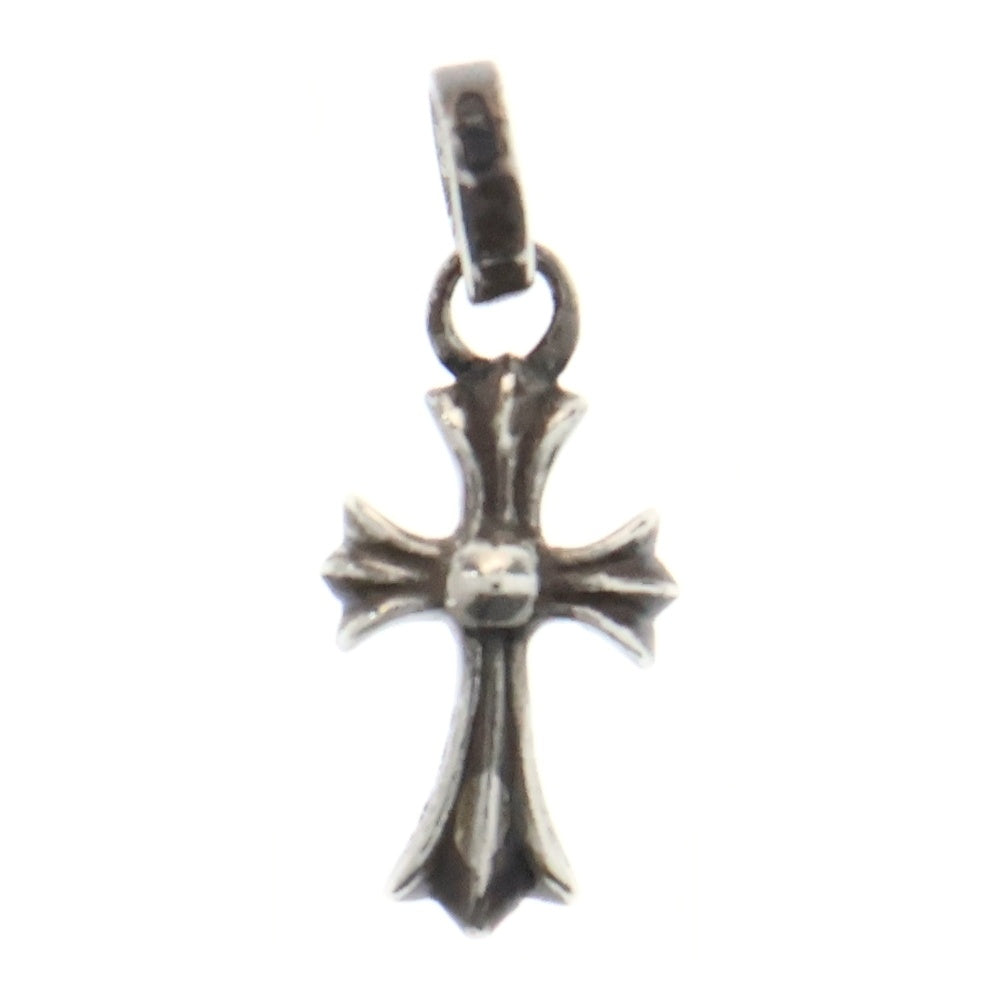 CHROME HEARTS(クロムハーツ) CRS BBYFAT P SAP ベイビーファットクロス PAVEサファイア ペンダントトップ シルバー BCA236