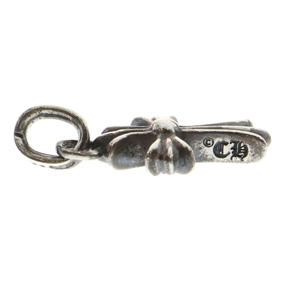CHROME HEARTS(クロムハーツ) CRS BBYFAT P SAP ベイビーファットクロス PAVEサファイア ペンダントトップ シルバー BCA236