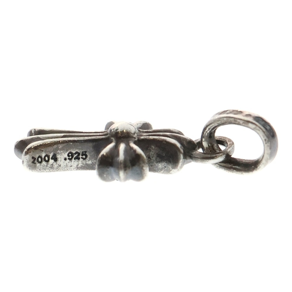 CHROME HEARTS(クロムハーツ) CRS BBYFAT P SAP ベイビーファットクロス PAVEサファイア ペンダントトップ シルバー BCA236