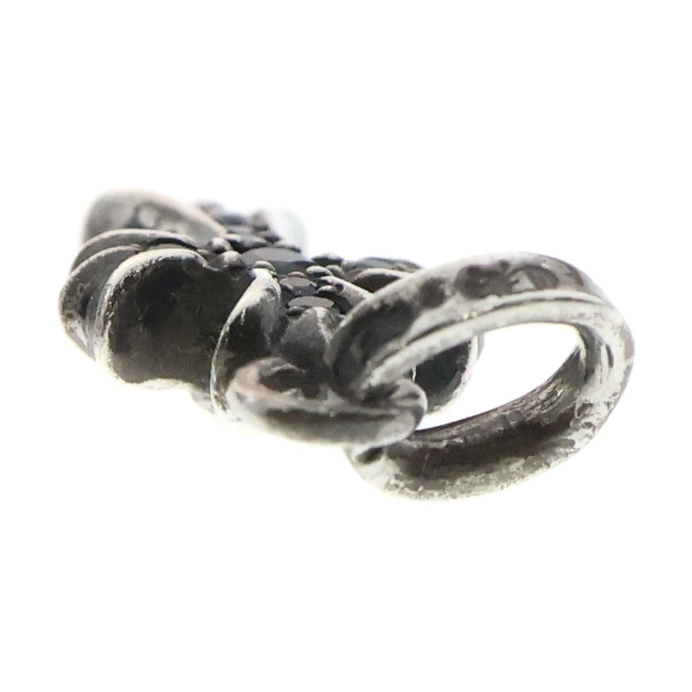 CHROME HEARTS(クロムハーツ) CRS BBYFAT P SAP ベイビーファットクロス PAVEサファイア ペンダントトップ シルバー BCA236