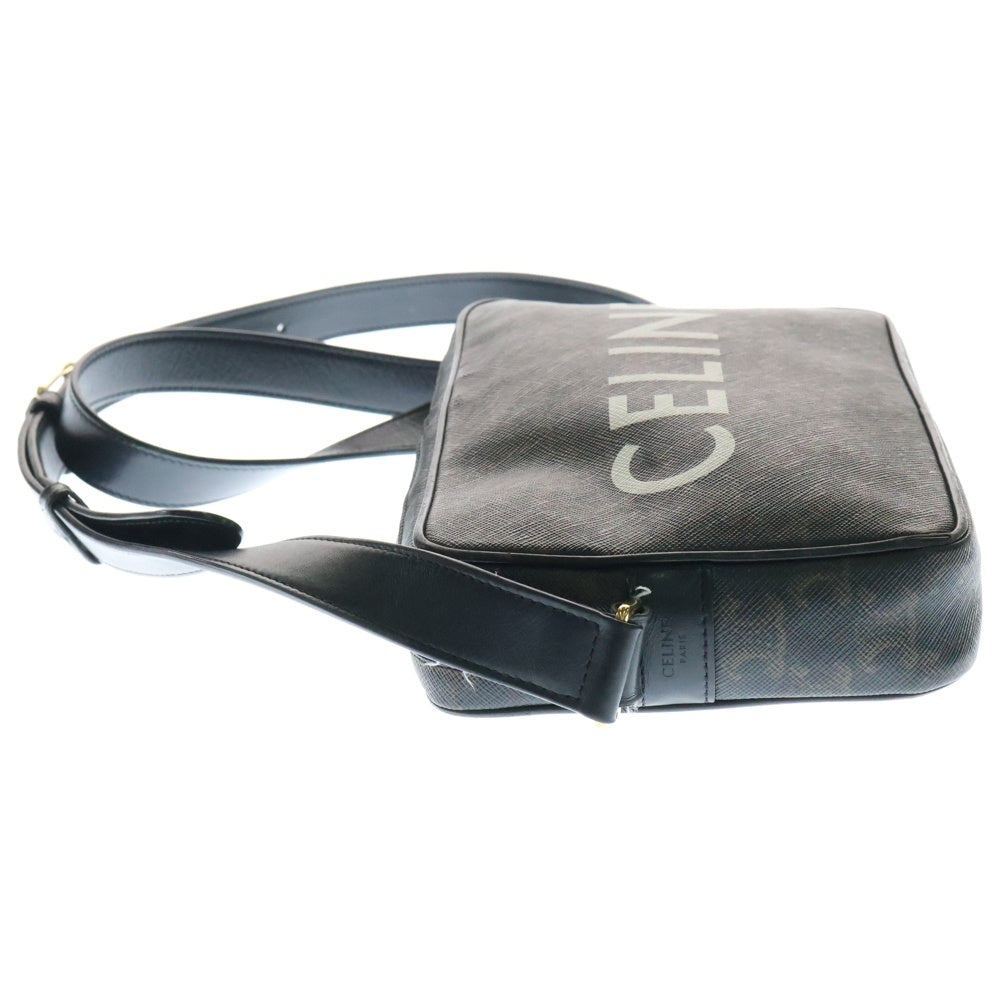 CELINE(セリーヌ) ショルダーバッグ トリオンフキャンバス ロゴ 総柄 ブラウン 194502CIM