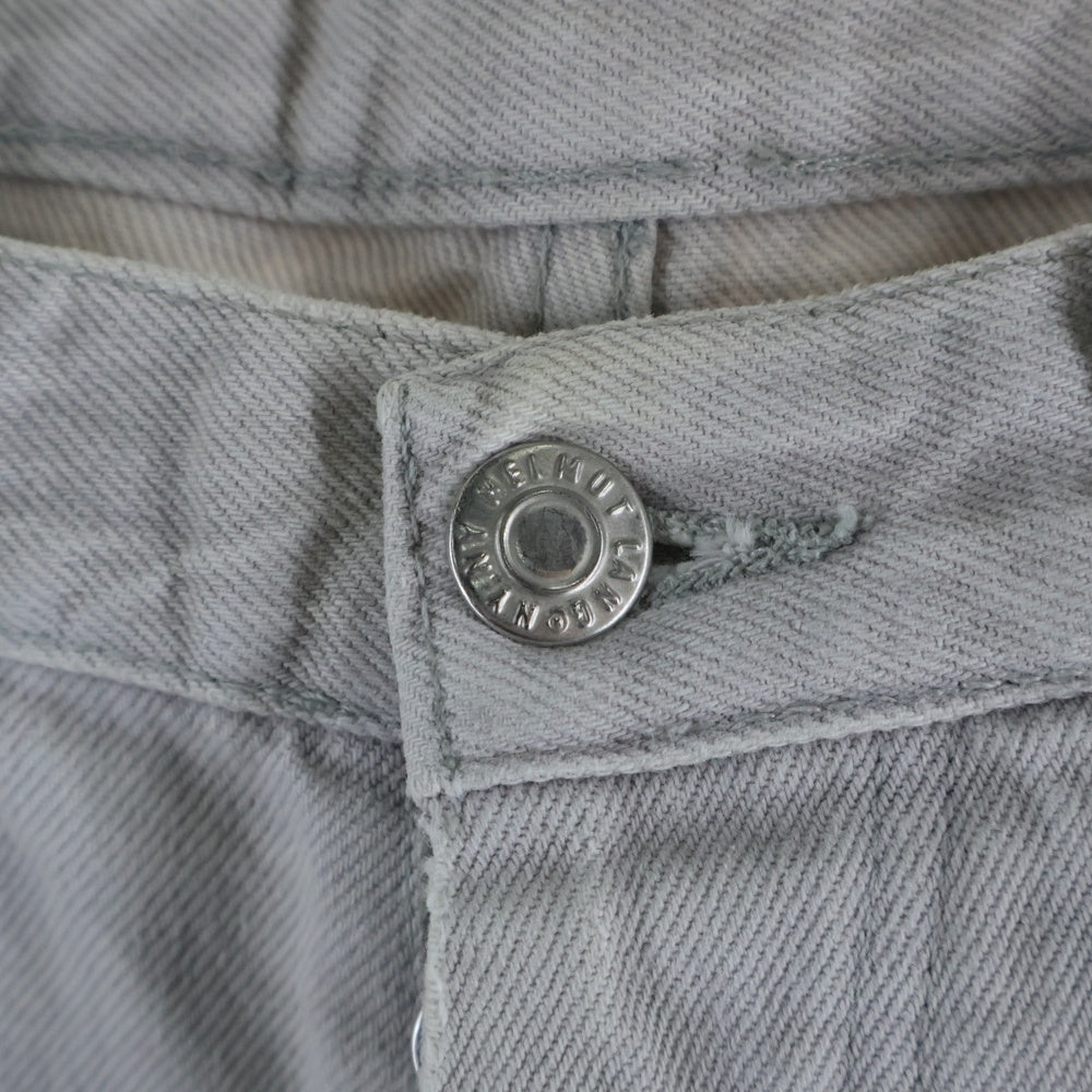 HELMUT LANG(ヘルムートラング) ダメージデニム ジーンズ ボタンフライ ホワイト