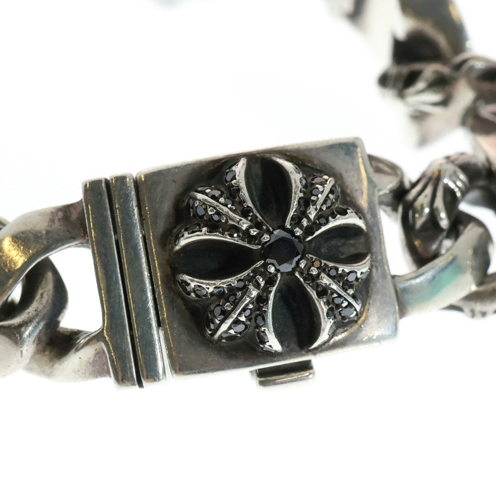 CHROME HEARTS(クロムハーツ) ×ROLEX エアキング 5504 CHプラス アフターブラックダイヤ クラシックリンク ウォッチブレス オレンジ/シルバー