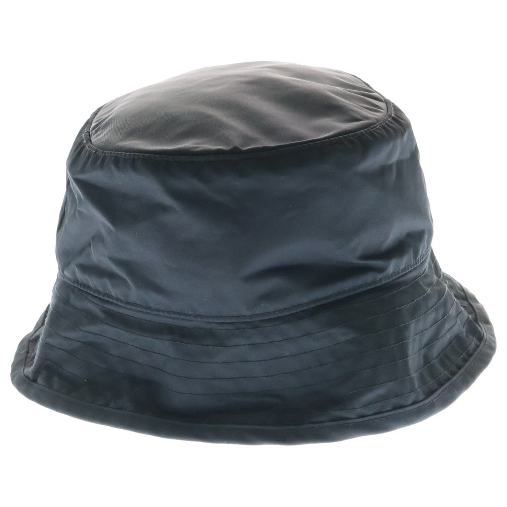 CHROME HEARTS(クロムハーツ) HAT U CHUM FBRC クロスパッチ付き ナイロンバケットハット ブラック