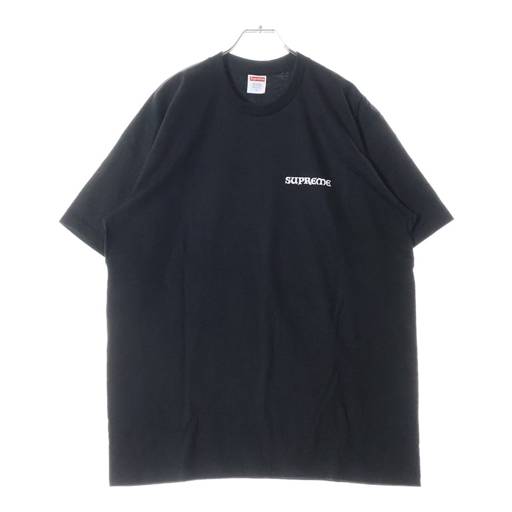 SUPREME(シュプリーム) 23AW Worship Tee ワシッププリント半袖Tシャツ ブラック