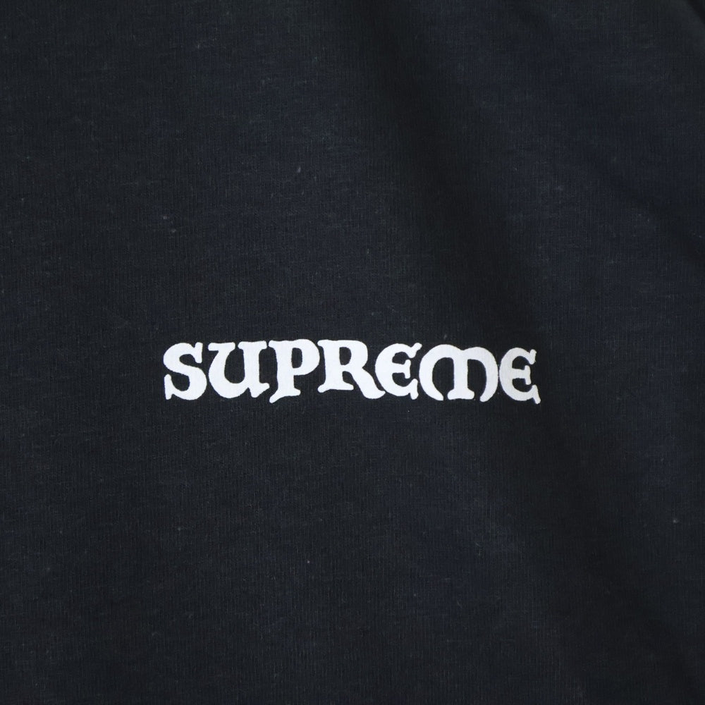 SUPREME(シュプリーム) 23AW Worship Tee ワシッププリント半袖Tシャツ ブラック