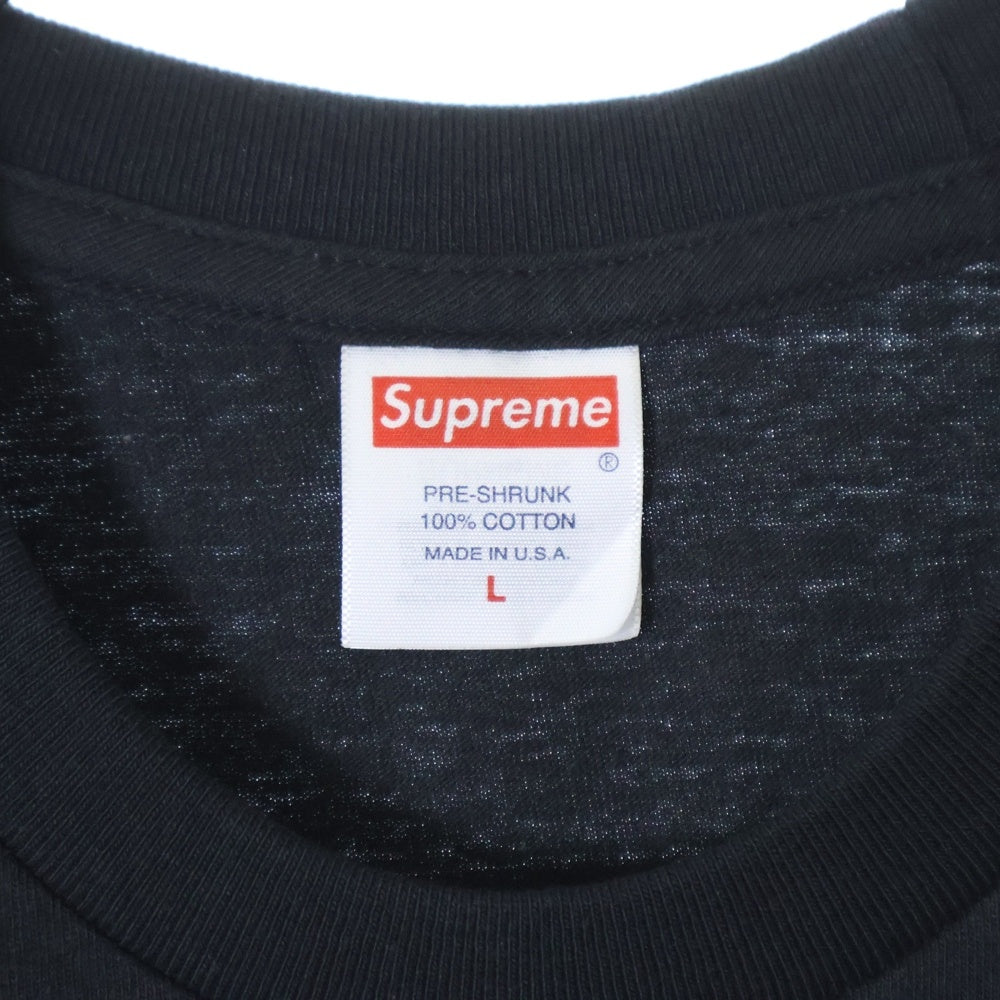 SUPREME(シュプリーム) 23AW Worship Tee ワシッププリント半袖Tシャツ ブラック