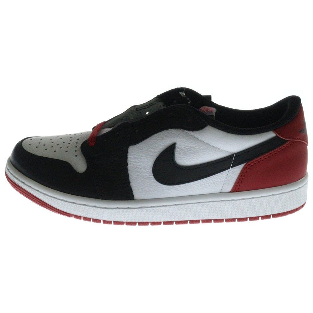 NIKE(ナイキ) AIR JORDAN 1 RETRO LOW OG BLACK TOE CZ0790-106 エアジョーダン1 ブラックトゥ ローカットスニーカー ホワイト/ブラック/レッド US9/27.0cm