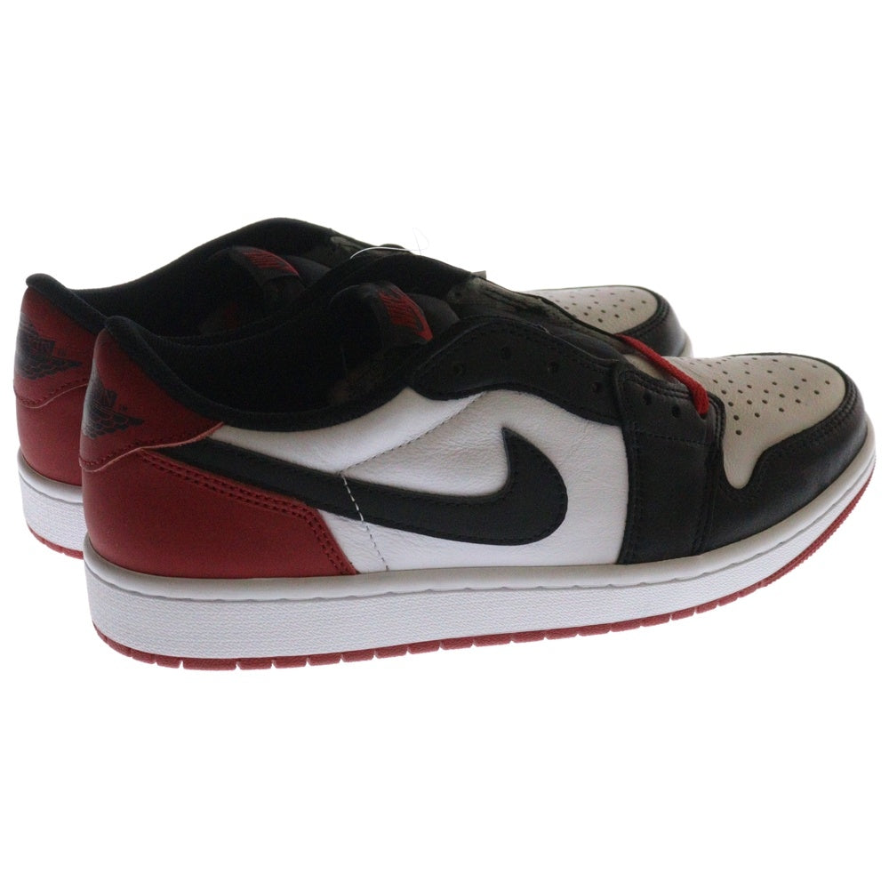 NIKE(ナイキ) AIR JORDAN 1 RETRO LOW OG BLACK TOE CZ0790-106 エアジョーダン1 ブラックトゥ ローカットスニーカー ホワイト/ブラック/レッド US9/27.0cm