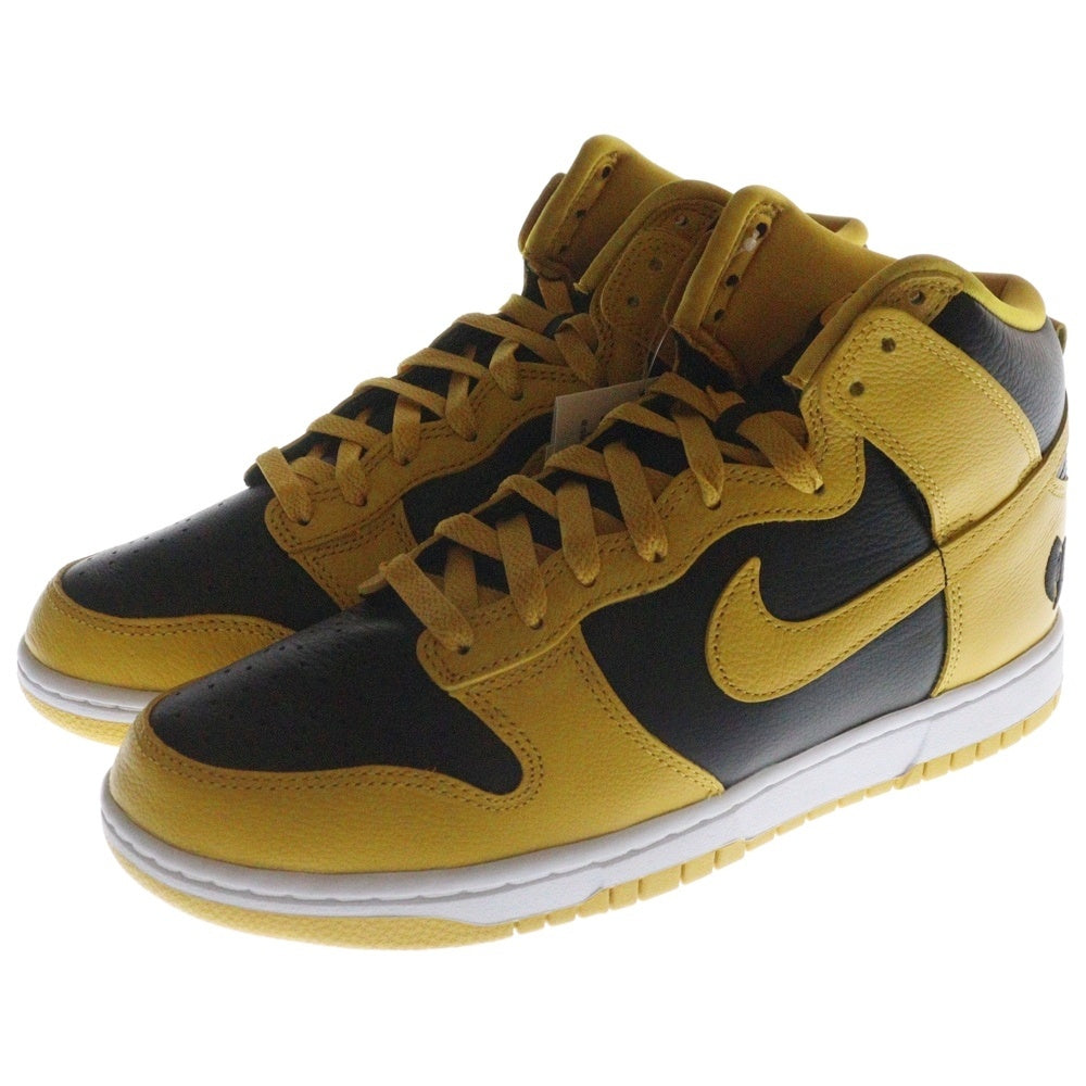 NIKE(ナイキ) DUNK HI RETRO PRM WU-TANG CLAN ダンク ハイ レトロ ウータンクラン ハイカット スニーカー イエロー/ブラック US9/27cm HJ4320-001