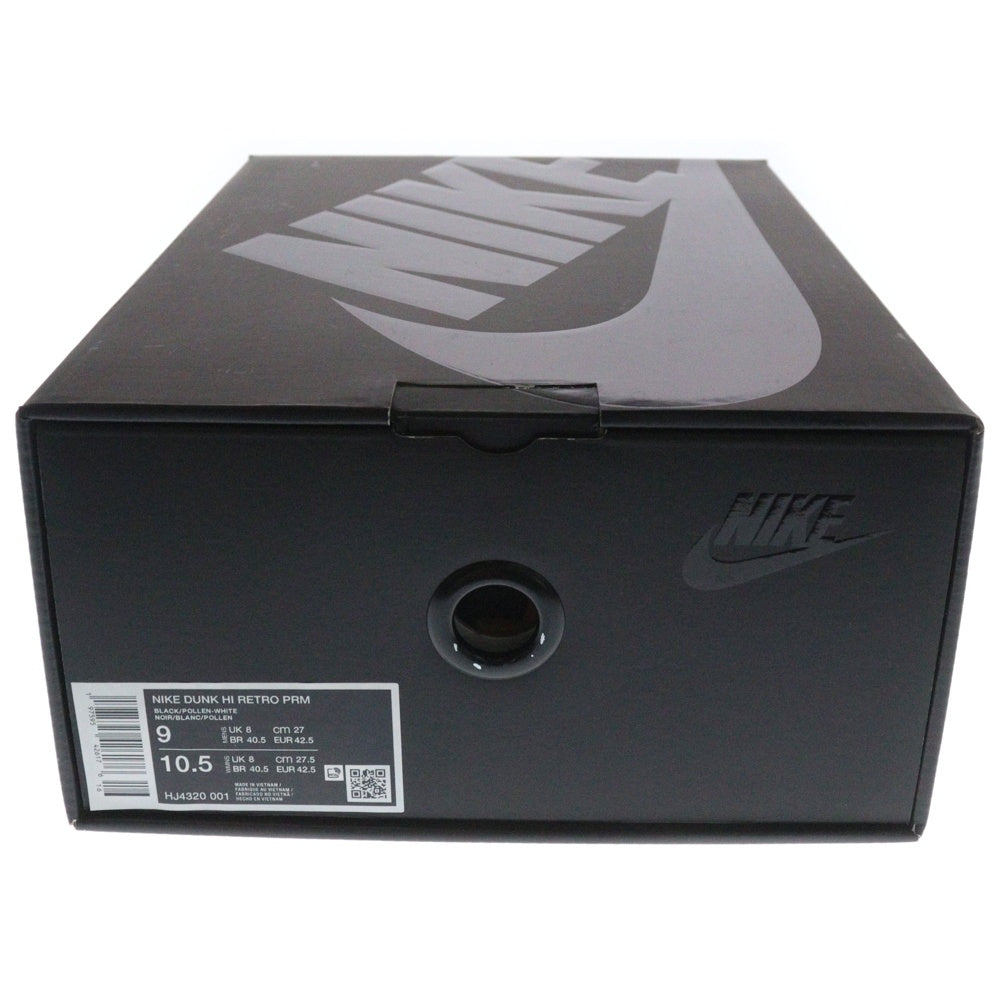 NIKE(ナイキ) DUNK HI RETRO PRM WU-TANG CLAN ダンク ハイ レトロ ウータンクラン ハイカット スニーカー イエロー/ブラック US9/27cm HJ4320-001