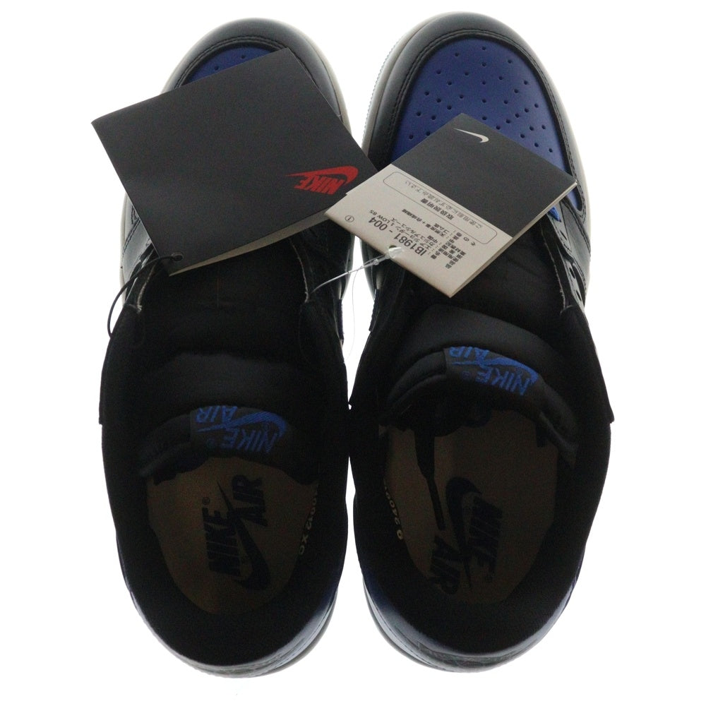 NIKE(ナイキ) AIR JORDAN 1 LOW 85 ROYAL エアジョーダン ロイヤル ローカットスニーカー ブラック/ブルー US9/27cm IB1981-004