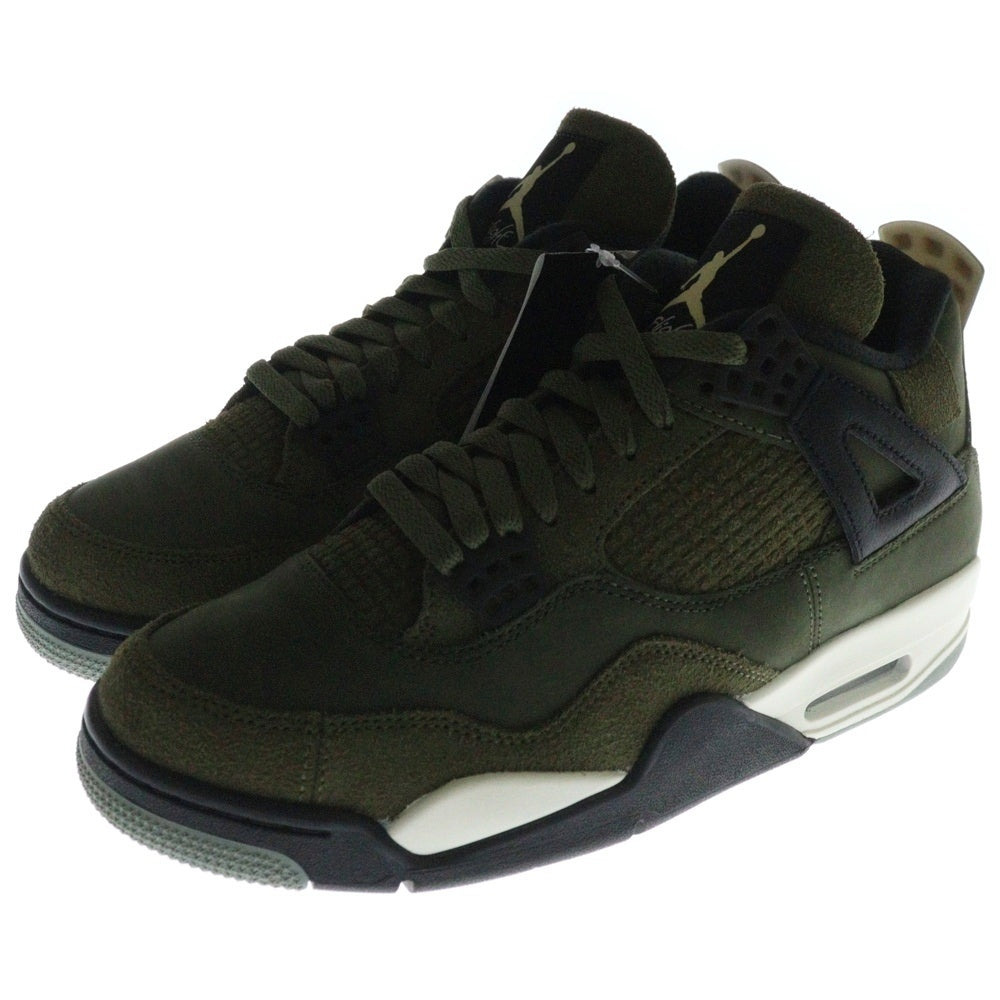 NIKE(ナイキ) AIR JORDAN4 RETRO SE CRAFT エアジョーダン4 クラフト オリーブ ミッドカットスニーカー カーキ US9/27cm カーキ FB9927-200