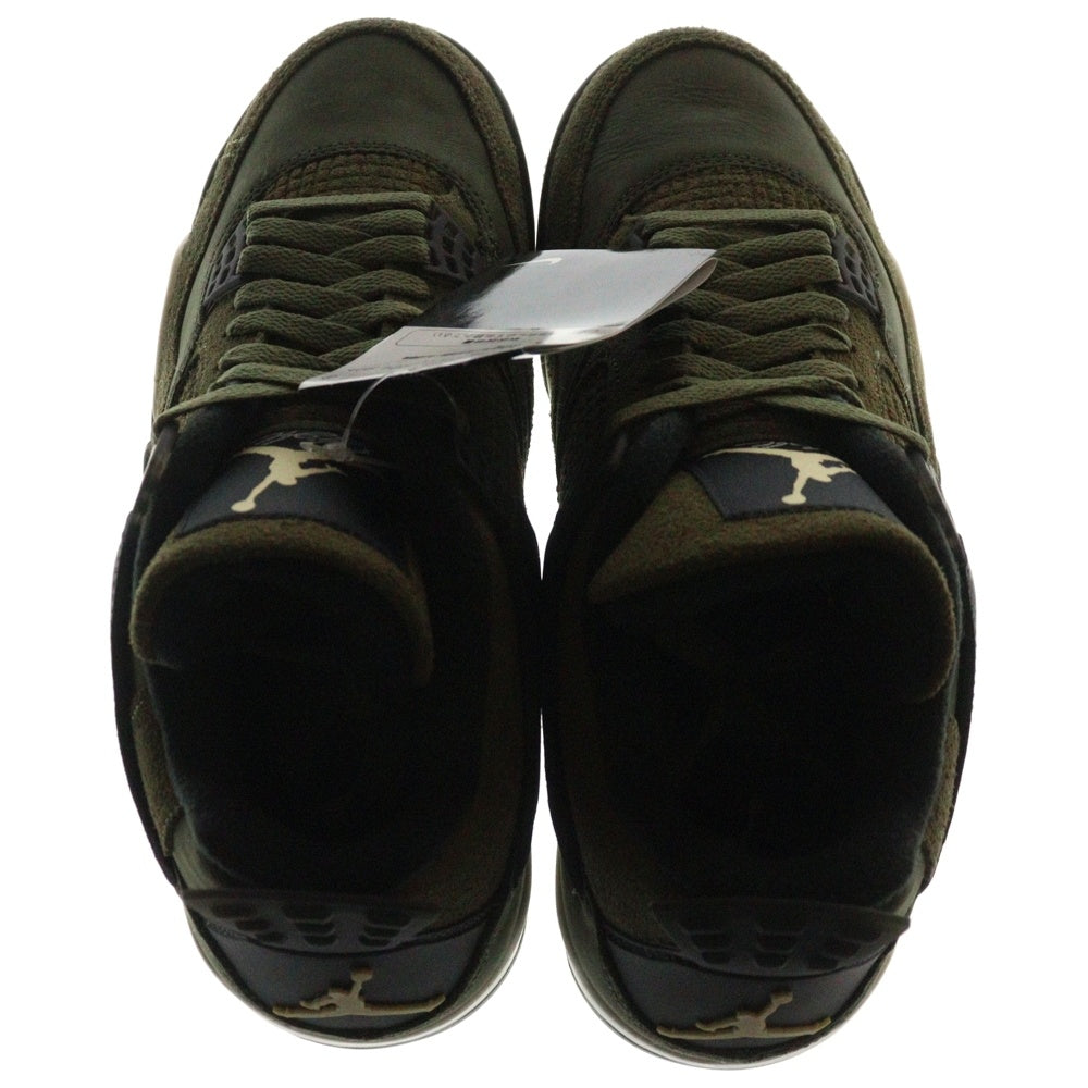 NIKE(ナイキ) AIR JORDAN4 RETRO SE CRAFT エアジョーダン4 クラフト オリーブ ミッドカットスニーカー カーキ US9/27cm カーキ FB9927-200