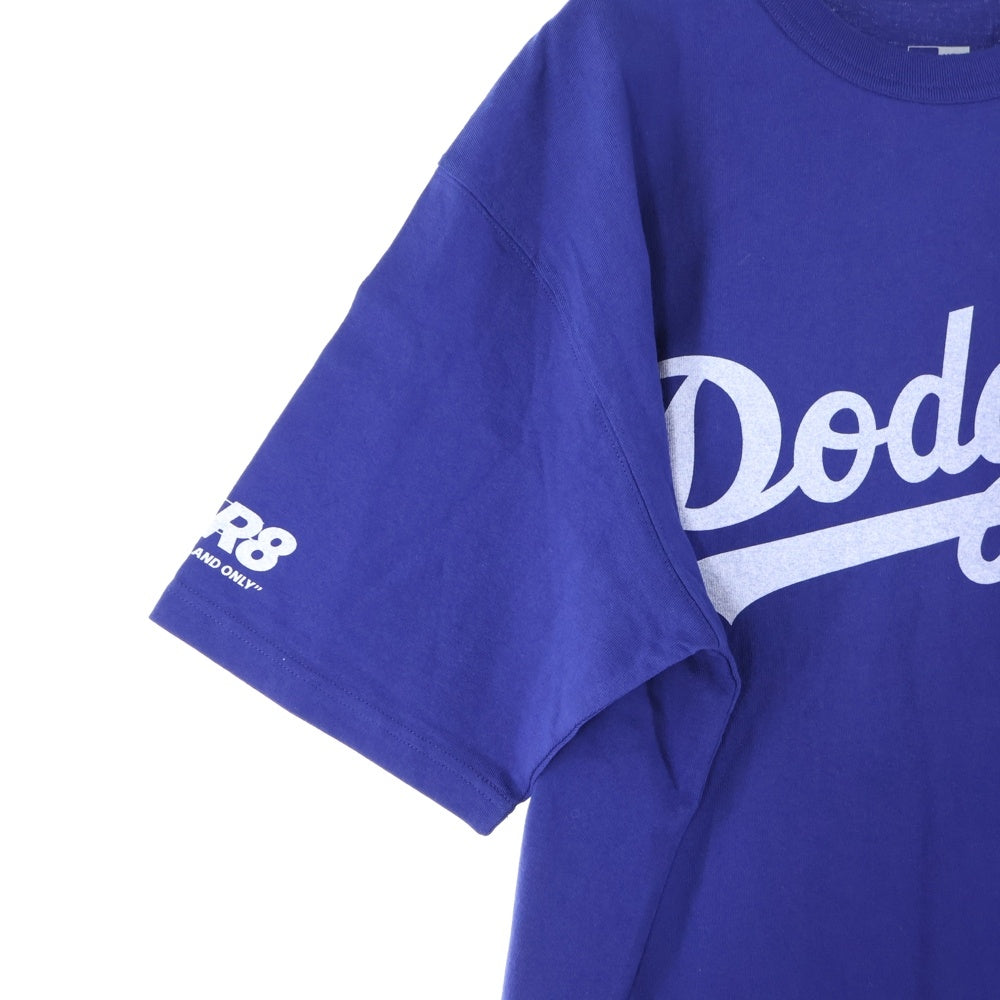 NEW ERA(ニューエラ) ×MLB S/S LOSDOD RYL GR8 ロサンゼルスドジャース クルーネック 半袖Tシャツ ブルー
