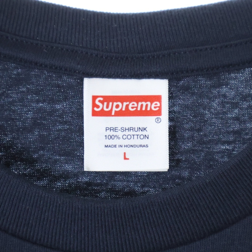 SUPREME(シュプリーム) 24AW Tyler The Creator Tee タイラーザクリエイター フロントプリント クルーネック 半袖tシャツ ネイビー