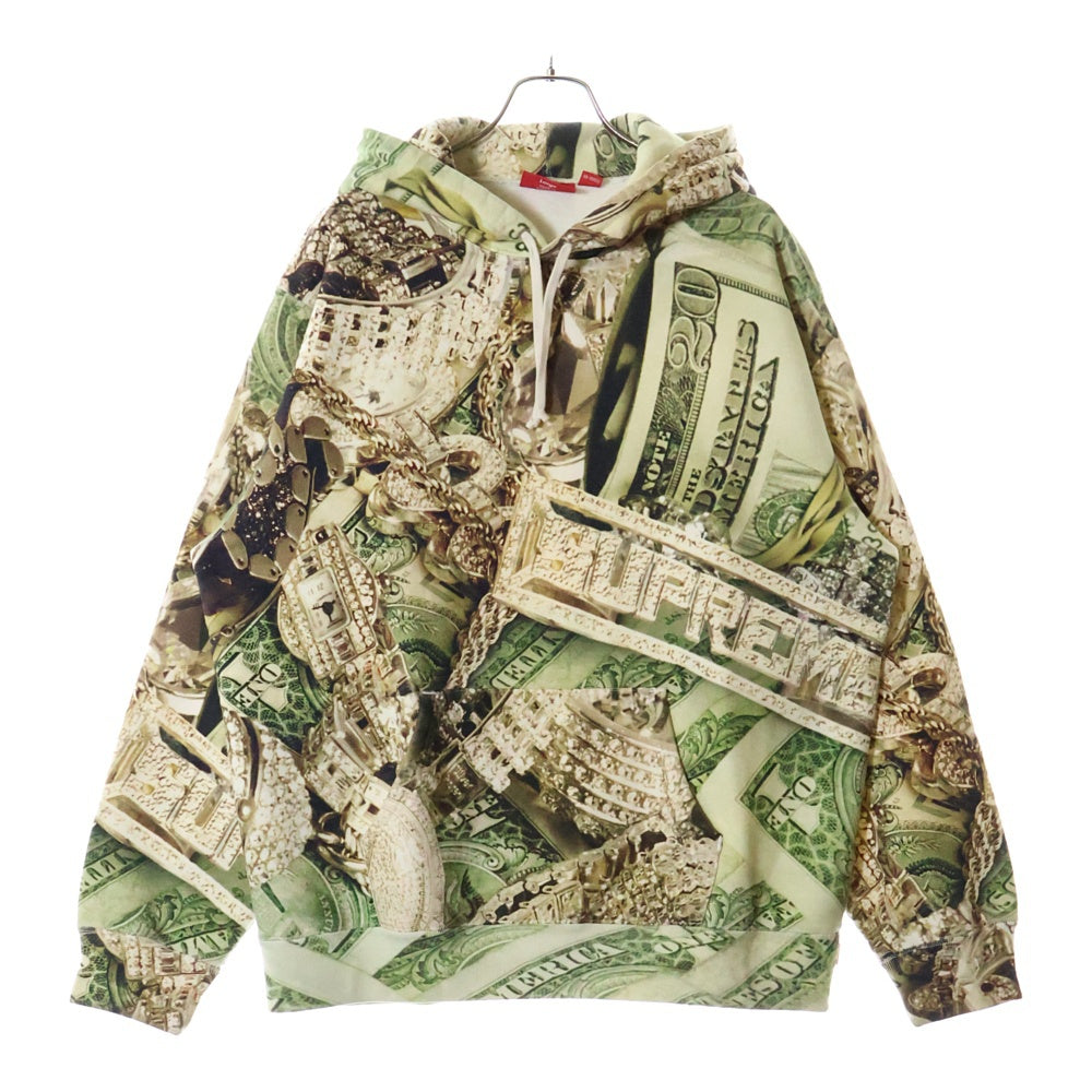 SUPREME(シュプリーム) 20SS Bling Hooded Sweatshirt 総柄 プルオーバーパーカー マルチカラー