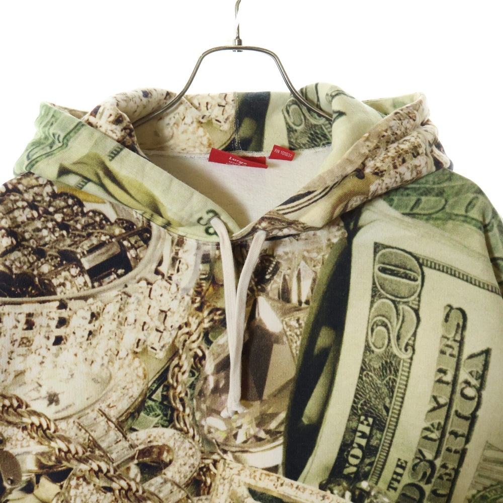SUPREME(シュプリーム) 20SS Bling Hooded Sweatshirt 総柄 プルオーバーパーカー マルチカラー