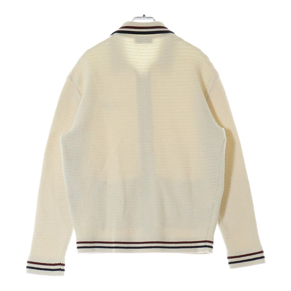 miumiu(ミュウミュウ) コットンニット ジッパーカーディガン アイボリー MMF969 S000 1616