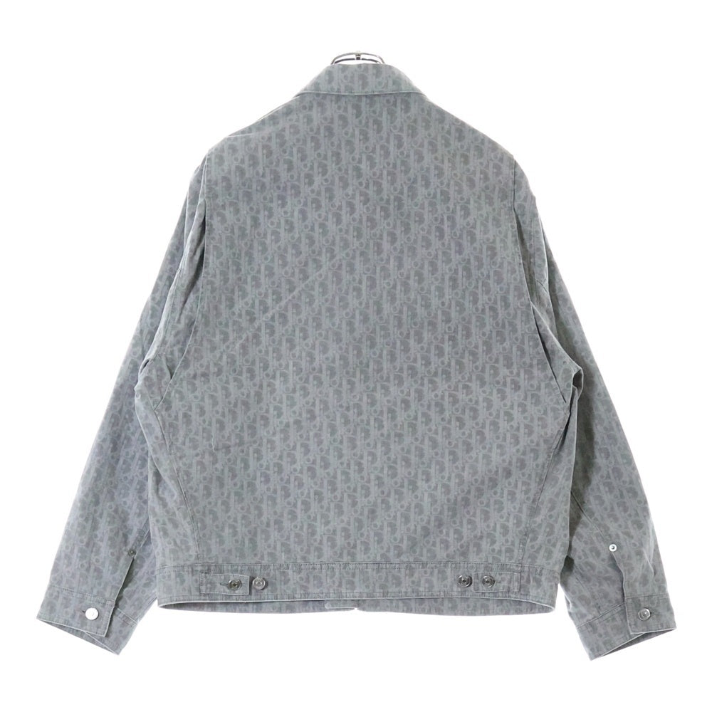 DIOR(ディオール) オブリークスウィングトップブルゾン ジップアップコットンデニムジャケット グレー 513D499A3001