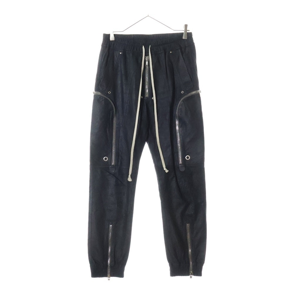 Rick Owens(リックオウエンス) 22SS BAUHAUS CARGO バウハウスカーゴ ラムレザーパンツ ブラック RU01B1377-LBA